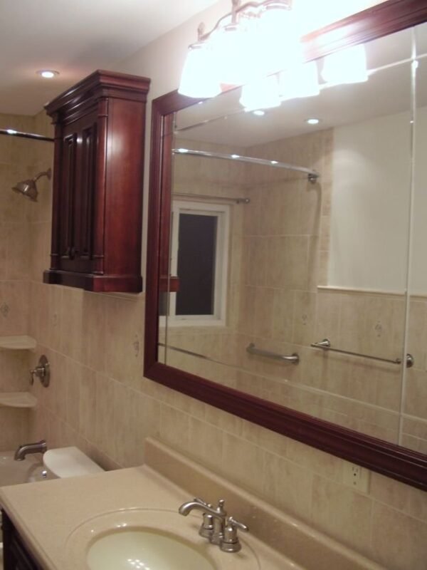Tile style bathroom cabinets