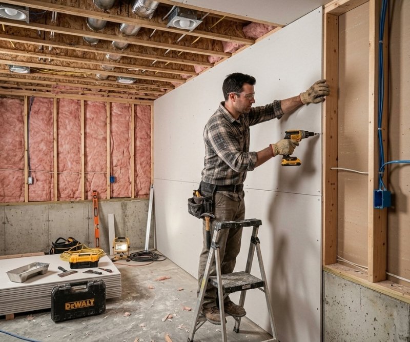 Basement finishing renovation in New Jersey