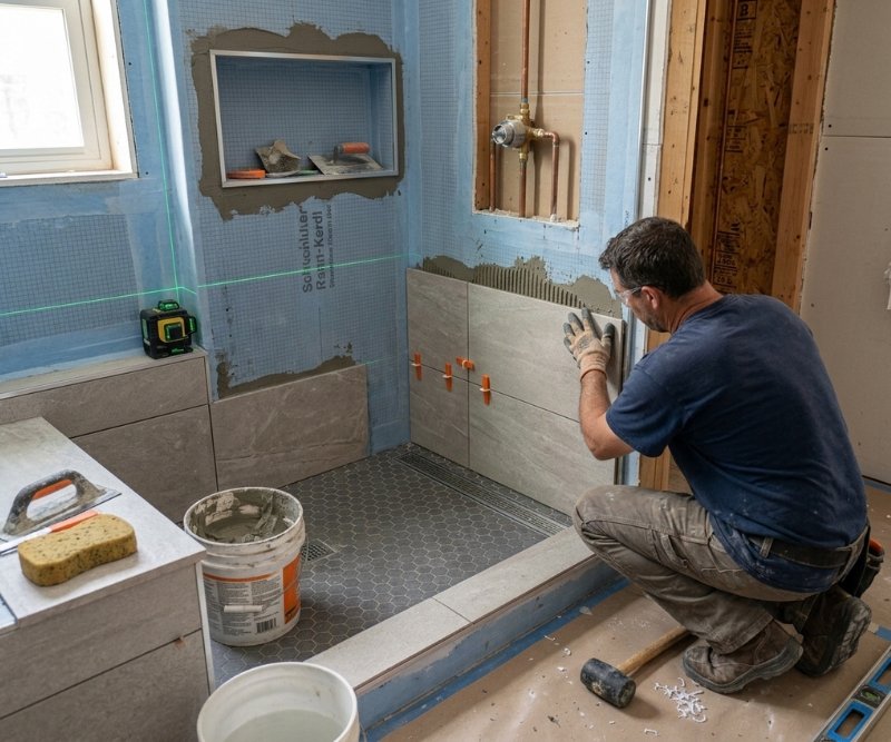 Professional walk-in shower remodeling in New Jersey